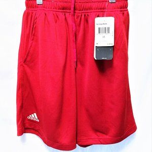 Adidas shorts NWT Red athletic Men XS S-M Women